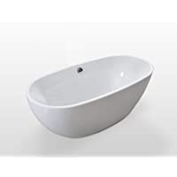 Bañera Independiente Freestanding Moderna e Innovador 170x85 cm Carol